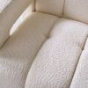 31.10" Wide Boucle Upholstered White Accent Chair