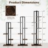 Set of 3, Multifunctional Plant or Display Stands with 4, 5, & 6 Tiers
