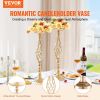 VEVOR 20PCS 58cm/22.83' Wedding Flower Vase Metal Gold Floral Stand for Table