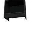 Vinton XS Bookcase with 5 Shelves and Black Finish