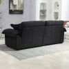 84" Chenille Sofa Loveseat Couch with 2 Matching Throw Pillows, Removable Seat Cushions and Dual Layer Comfort Seating