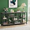 Tribesigns 70.9" 3 Tier Extra Long Console Sofa Table with Multi-Staged Shelving