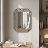 Diamond Shaped Design Large Wall Mirror with Elegant Beveled Edges and HD Mirror Glass