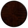 3 Piece Coffee Table Set with Antique Design, Floral Carvings, Chip Distressed Look and Two Tone Finish