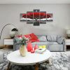 The Red Tree Canvas Wall Decoration Painting Artwork with 5 Panels