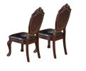 Espresso Brown 9 Piece Dining Room Set, Rectangle Table, 2 Arm Chairs, 6 Armless Chairs with 2x Leaf and Double Pedestal Base