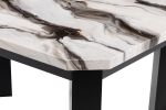 Jasper Faux Panda Marble Top Coffee Table