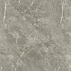 Gray Faux Marble Tabletop End Table with Round Gunmetal Base Frame