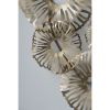 24" x 2" x 42" Gold Coral Design Iron Wall Art Decor