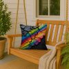 18” Resilience Pride Throw Pillow with Watercolor Artwork, Indoor/Outdorr Usage and Machine Washable