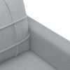 Light Gray Accent Chair, Comfortable Pillow Backrest with Padded Seat Cushion and Armrest