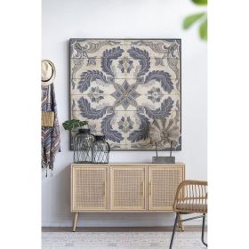48" x 48" Pari Heaven Large Wall Art Panel, Square Wall Decor (Color: as Pic)