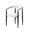 Set of 2 Woker Modern Dining Chairs with Toothpick Style Frame