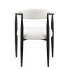 Set of 2 Woker Modern Dining Chairs with Toothpick Style Frame