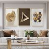 Set of 3, Oil Wall Art Paintings with Flip Top Design, Aluminum Frames and 3 Different Sizes